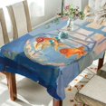thumbnail image 1 of Yayeee Tablecloths 60" x 120" Rectangle Wrinkle Resistant Party Table Cover, Blue Goldfish, 1 of 8