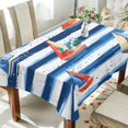 thumbnail image 1 of Yayeee Tablecloths 60" x 120" Rectangle Wrinkle Resistant Party Table Cover, Blue Sailboats, 1 of 8