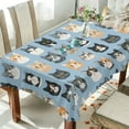 thumbnail image 1 of Yayeee Tablecloths 60" x 120" Rectangle Wrinkle Resistant Party Table Cover, Cartoon Cute Cat, 1 of 8