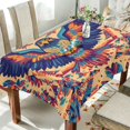 thumbnail image 1 of Yayeee Tablecloths 60" x 120" Rectangle Wrinkle Resistant Party Table Cover, Colorful Abstract Eagle, 1 of 8