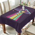 thumbnail image 1 of Yayeee Tablecloths 60" x 120" Rectangle Wrinkle Resistant Party Table Cover, Colorful UFO, 1 of 8