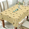 thumbnail image 1 of Yayeee Tablecloths 60" x 120" Rectangle Wrinkle Resistant Party Table Cover, Cute Bee Pattern, 1 of 8