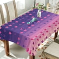 thumbnail image 1 of Yayeee Tablecloths 60" x 120" Rectangle Wrinkle Resistant Party Table Cover, Gradient Love, 1 of 8