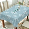 thumbnail image 1 of Yayeee Tablecloths 60" x 120" Rectangle Wrinkle Resistant Party Table Cover, Gray Snowflake, 1 of 8