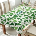 thumbnail image 1 of Yayeee Tablecloths 60" x 120" Rectangle Wrinkle Resistant Party Table Cover, Green Dot Triangles Pattern, 1 of 8