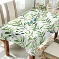 thumbnail image 1 of Yayeee Tablecloths 60" x 120" Rectangle Wrinkle Resistant Party Table Cover, Green Leafy Pattern, 1 of 8