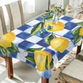 thumbnail image 1 of Yayeee Tablecloths 60" x 120" Rectangle Wrinkle Resistant Party Table Cover, Lemon Checkered, 1 of 8