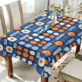 thumbnail image 1 of Yayeee Tablecloths 60" x 120" Rectangle Wrinkle Resistant Party Table Cover, Modern Color Circle, 1 of 8