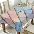 thumbnail image 1 of Yayeee Tablecloths 60" x 120" Rectangle Wrinkle Resistant Party Table Cover, Orange Art Pattern, 1 of 8