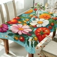 thumbnail image 1 of Yayeee Tablecloths 60" x 120" Rectangle Wrinkle Resistant Party Table Cover, Pink Floral Tomatoes, 1 of 8