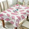thumbnail image 1 of Yayeee Tablecloths 60" x 120" Rectangle Wrinkle Resistant Party Table Cover, Pink Popsicle Pattern, 1 of 8