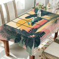 thumbnail image 1 of Yayeee Tablecloths 60" x 120" Rectangle Wrinkle Resistant Party Table Cover, Pink Sunset, 1 of 8