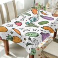 thumbnail image 1 of Yayeee Tablecloths 60" x 120" Rectangle Wrinkle Resistant Party Table Cover, Purple Vegetables Pattern, 1 of 8