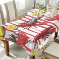 thumbnail image 1 of Yayeee Tablecloths 60" x 120" Rectangle Wrinkle Resistant Party Table Cover, Red Lobster, 1 of 8