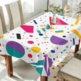 thumbnail image 1 of Yayeee Tablecloths 60" x 120" Rectangle Wrinkle Resistant Party Table Cover, Retro Round, 1 of 8