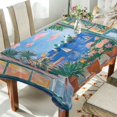 thumbnail image 1 of Yayeee Tablecloths 60" x 120" Rectangle Wrinkle Resistant Party Table Cover, Sea Window, 1 of 8