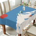 thumbnail image 1 of Yayeee Tablecloths 60" x 120" Rectangle Wrinkle Resistant Party Table Cover, Snow Mountain, 1 of 8