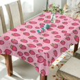 thumbnail image 1 of Yayeee Tablecloths 60" x 120" Rectangle Wrinkle Resistant Party Table Cover, Strawberry Bliss, 1 of 8