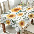 thumbnail image 1 of Yayeee Tablecloths 60" x 120" Rectangle Wrinkle Resistant Party Table Cover, Sunflowers and Leaves Pattern, 1 of 8