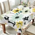 thumbnail image 1 of Yayeee Tablecloths 60" x 120" Rectangle Wrinkle Resistant Party Table Cover, White Flower, 1 of 8