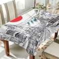 thumbnail image 1 of Yayeee Tablecloths 60" x 120" Rectangle Wrinkle Resistant Party Table Cover, White Streets, 1 of 8