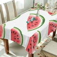 thumbnail image 1 of Yayeee Tablecloths 60" x 120" Rectangle Wrinkle Resistant Party Table Cover, White Watermelon, 1 of 8
