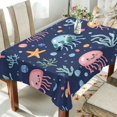 thumbnail image 1 of Yayeee Tablecloths 60" x 120" Rectangle Wrinkle Resistant Party Table Cover, Yellow Jellyfish, 1 of 8