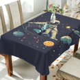 thumbnail image 1 of Yayeee Tablecloths 60" x 60" Rectangle Wrinkle Resistant Party Table Cover, Astronaut Space, 1 of 8