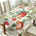 thumbnail image 1 of Yayeee Tablecloths 60" x 60" Rectangle Wrinkle Resistant Party Table Cover, Beige Apple Pattern, 1 of 8