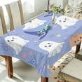 thumbnail image 1 of Yayeee Tablecloths 60" x 60" Rectangle Wrinkle Resistant Party Table Cover, Blue Halloween, 1 of 8