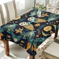 thumbnail image 1 of Yayeee Tablecloths 60" x 60" Rectangle Wrinkle Resistant Party Table Cover, Brown Mystical Owls, 1 of 8