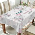 thumbnail image 1 of Yayeee Tablecloths 60" x 60" Rectangle Wrinkle Resistant Party Table Cover, Cartoon Elephant, 1 of 8