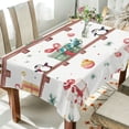 thumbnail image 1 of Yayeee Tablecloths 60" x 60" Rectangle Wrinkle Resistant Party Table Cover, Christmas Gift Train, 1 of 8