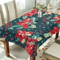 thumbnail image 1 of Yayeee Tablecloths 60" x 60" Rectangle Wrinkle Resistant Party Table Cover, Christmas Themed Leaves, 1 of 8