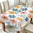 thumbnail image 1 of Yayeee Tablecloths 60" x 60" Rectangle Wrinkle Resistant Party Table Cover, Colorful Flowers, 1 of 8