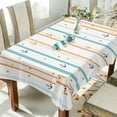 thumbnail image 1 of Yayeee Tablecloths 60" x 60" Rectangle Wrinkle Resistant Party Table Cover, Cute Nautical Pattern, 1 of 8