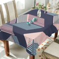 thumbnail image 1 of Yayeee Tablecloths 60" x 60" Rectangle Wrinkle Resistant Party Table Cover, Dark Cubes, 1 of 8
