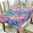 thumbnail image 1 of Yayeee Tablecloths 60" x 60" Rectangle Wrinkle Resistant Party Table Cover, Gradient Starfish Pattern, 1 of 8