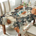 thumbnail image 1 of Yayeee Tablecloths 60" x 60" Rectangle Wrinkle Resistant Party Table Cover, Gray Floral Pattern, 1 of 8