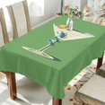 thumbnail image 1 of Yayeee Tablecloths 60" x 60" Rectangle Wrinkle Resistant Party Table Cover, Green Lemon Juice, 1 of 8
