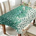 thumbnail image 1 of Yayeee Tablecloths 60" x 60" Rectangle Wrinkle Resistant Party Table Cover, Green and White Pattern, 1 of 8