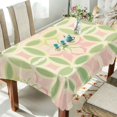 thumbnail image 1 of Yayeee Tablecloths 60" x 60" Rectangle Wrinkle Resistant Party Table Cover, Light Green Geometric, 1 of 8