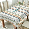 thumbnail image 1 of Yayeee Tablecloths 60" x 60" Rectangle Wrinkle Resistant Party Table Cover, Nautical Pattern, 1 of 8
