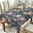 thumbnail image 1 of Yayeee Tablecloths 60" x 60" Rectangle Wrinkle Resistant Party Table Cover, Neon Llamas Pattern, 1 of 8