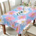 thumbnail image 1 of Yayeee Tablecloths 60" x 60" Rectangle Wrinkle Resistant Party Table Cover, Pink Daisy, 1 of 8