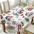 thumbnail image 1 of Yayeee Tablecloths 60" x 60" Rectangle Wrinkle Resistant Party Table Cover, Red Nordic Christmas, 1 of 8