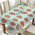 thumbnail image 1 of Yayeee Tablecloths 60" x 60" Rectangle Wrinkle Resistant Party Table Cover, Red Strawberry, 1 of 8