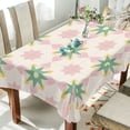 thumbnail image 1 of Yayeee Tablecloths 60" x 60" Rectangle Wrinkle Resistant Party Table Cover, Retro Green Stars, 1 of 8