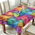 thumbnail image 1 of Yayeee Tablecloths 60" x 60" Rectangle Wrinkle Resistant Party Table Cover, Vibrant Leaves Pattern, 1 of 8