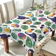 thumbnail image 1 of Yayeee Tablecloths 60" x 60" Rectangle Wrinkle Resistant Party Table Cover, Vibrant Toucans Pattern, 1 of 8